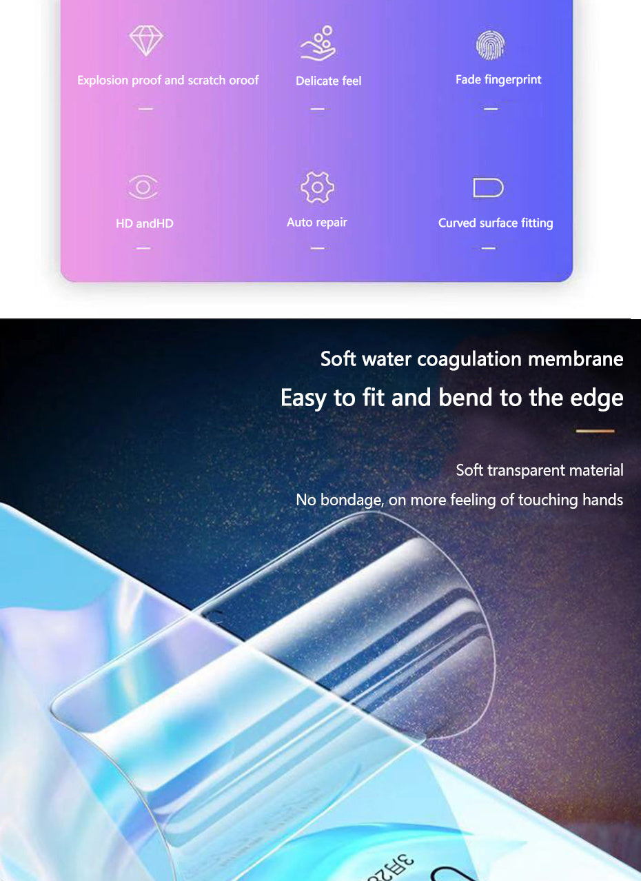 3Pcs Hydrogel Film Screen Protector For Huawei P30 Pro P20 P10 P50 P Smart Z Mate 20 Honor 10 Lite 9 9X 8X Protective Film