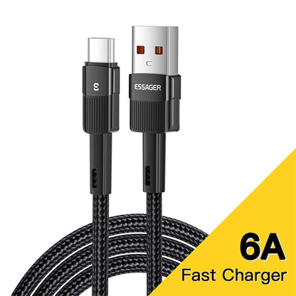 ESSAGER6A Super Fast Charge Mobile Phone Data Cable 66W